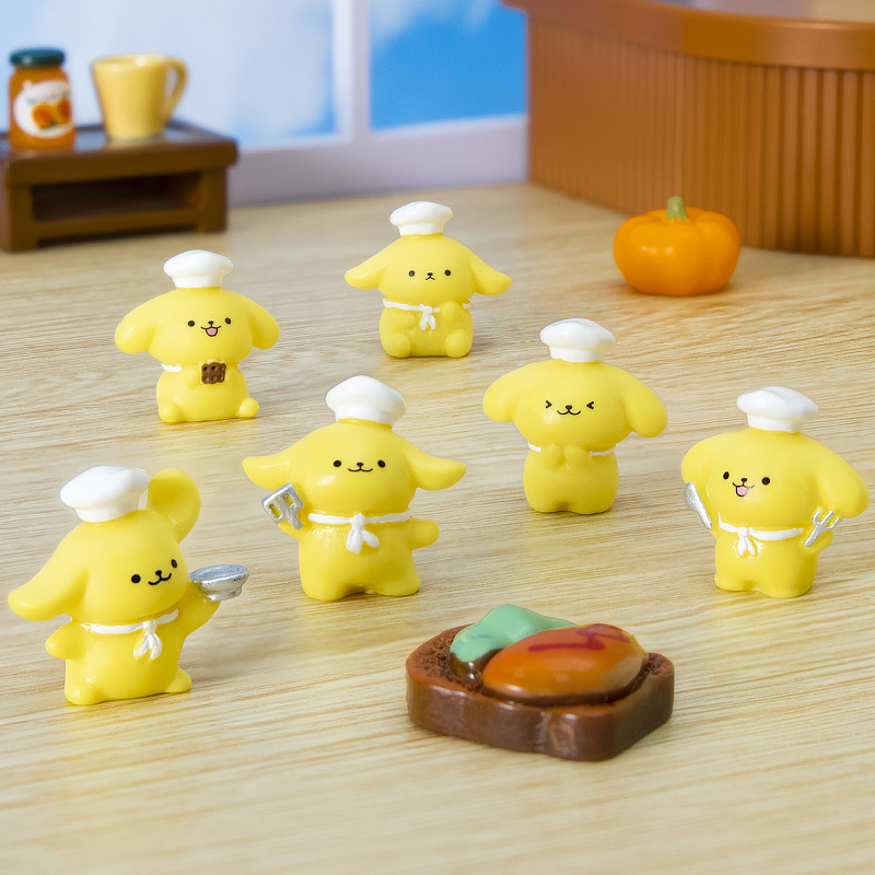 6pcs/set Cute Miniatures Resin – Home Office Freelancer recenzja i cena