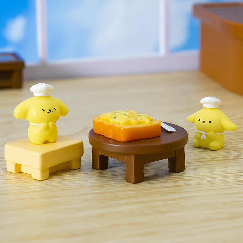 6pcs/set Cute Miniatures Resin – Home Office Freelancer recenzja i cena