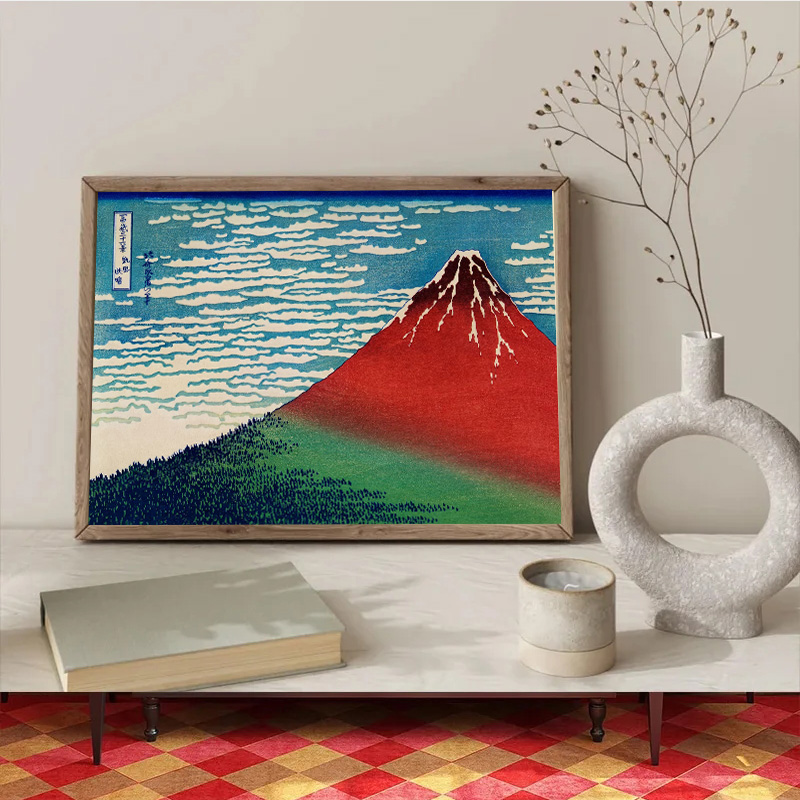 Japanese Vintage Koi Fish Canv – Home Office Japandi recenzja i cena