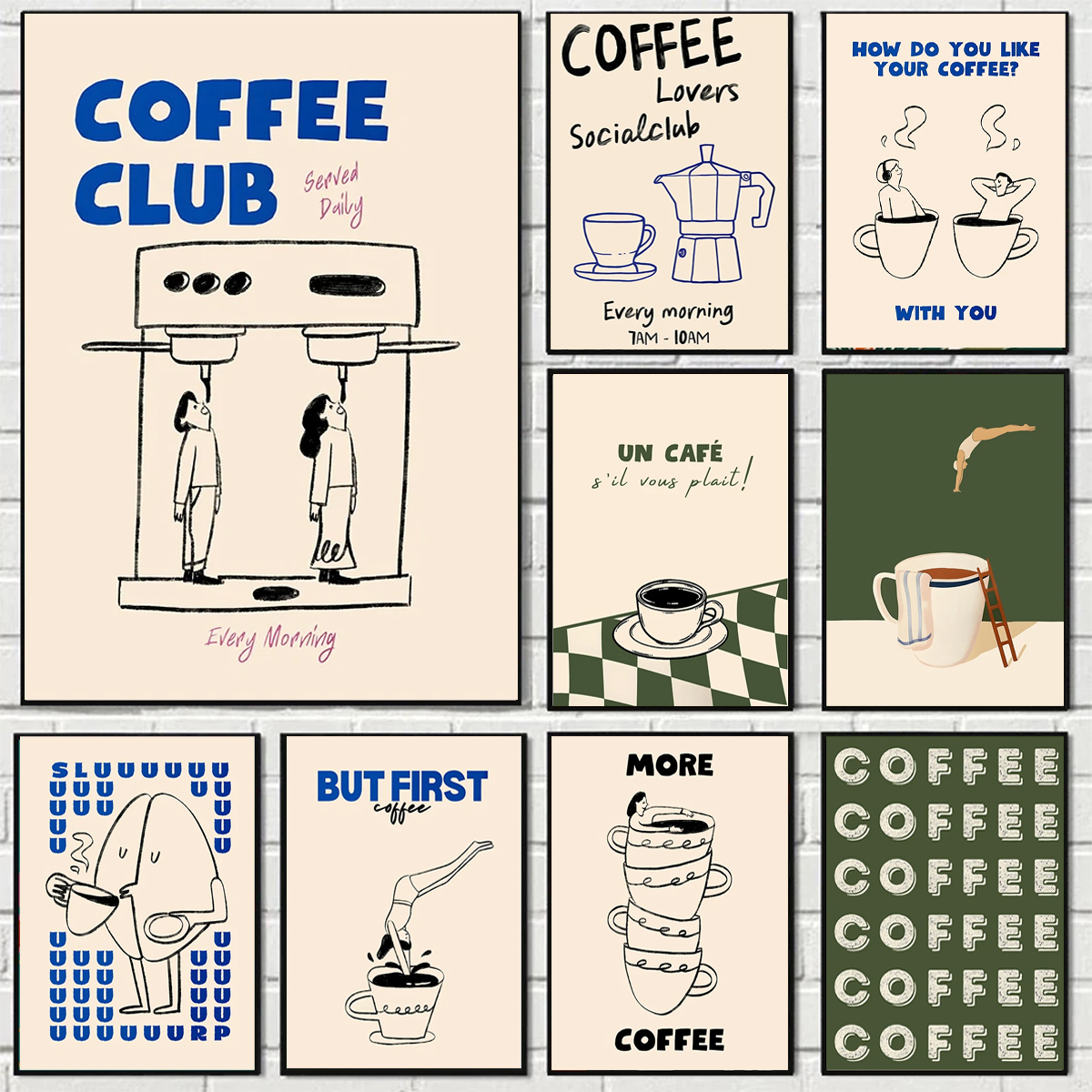 Abstract Funny Coffee Club Ser – Home Office Youtube recenzja i cena
