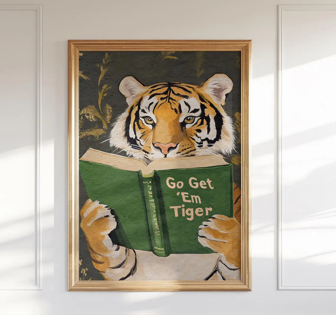 2026 Humorous Bookworm Wall Ar – Home Office Library recenzja i cena