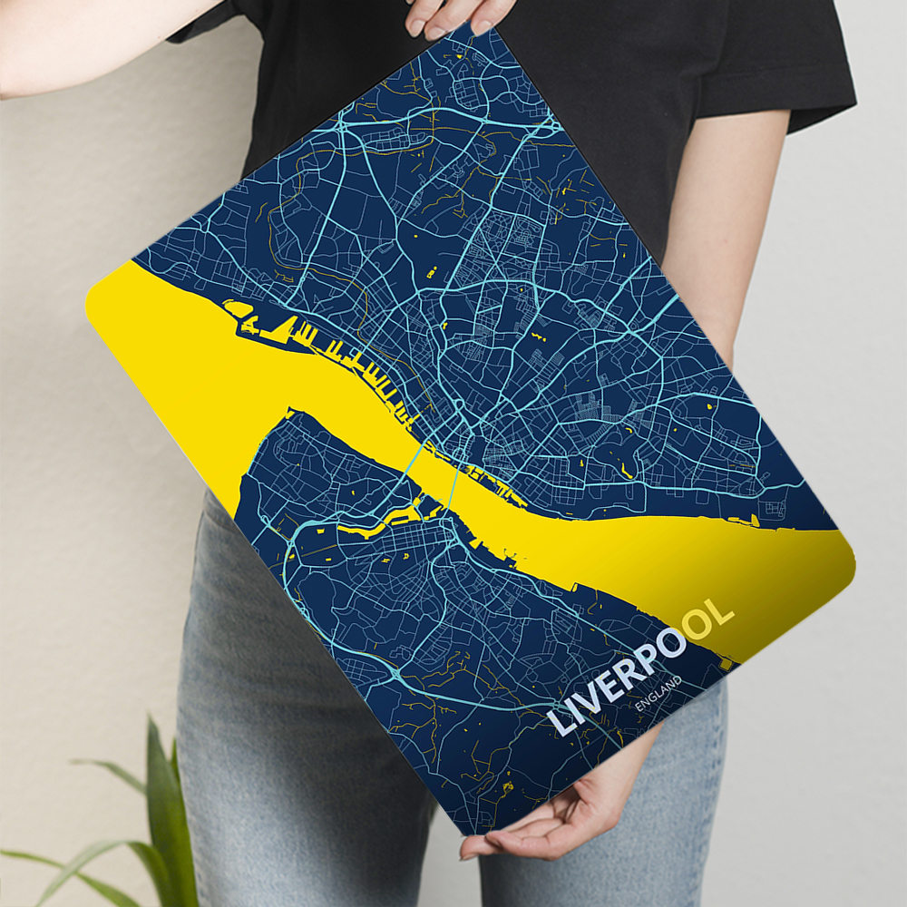 Liverpool England City Map Met – Home Office Liverpool recenzja i cena