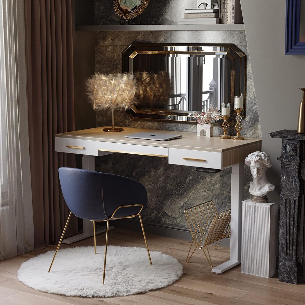 Electric Standing Desk, 3 Draw – Home Office Desk recenzja i cena