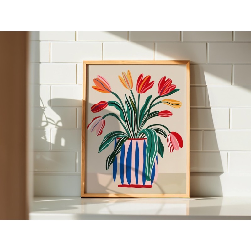2pcs Tulip Flowers Canvas Wall – Home Office Youtube recenzja i cena