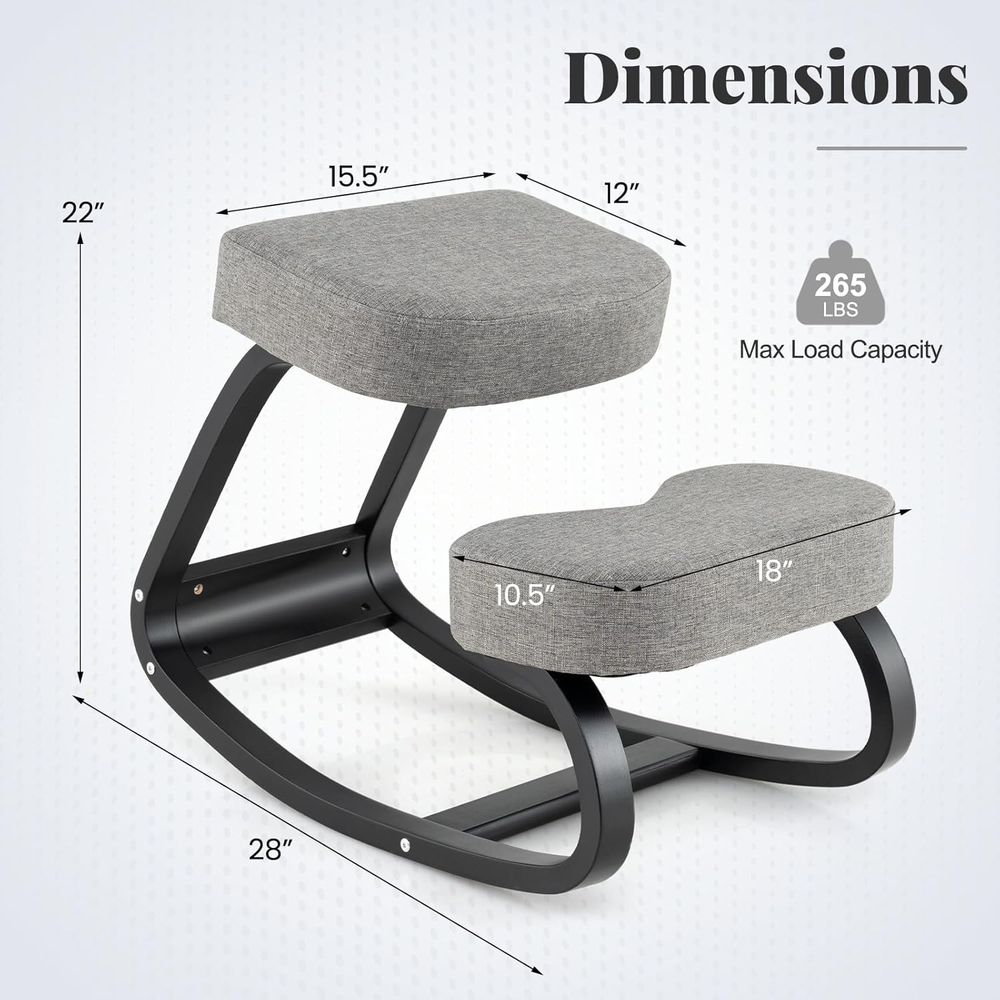 Ergonomic Kneeling Chair with  – Home Office Desk recenzja i cena