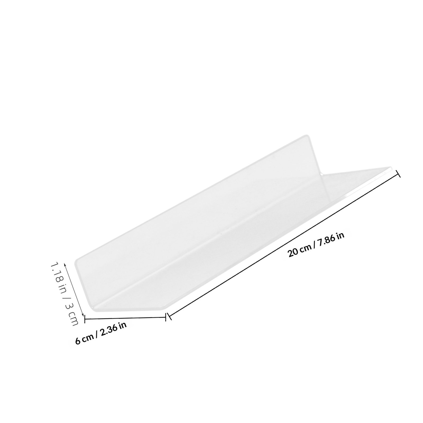 Acrylic Shelf Dividers Transpa – Home Office Library recenzja i cena