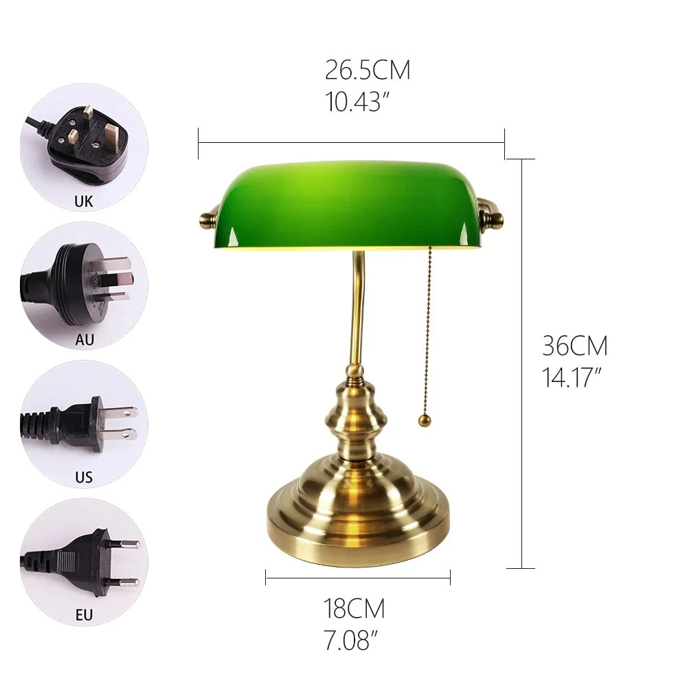 Desk lamp Table Light glass ba – Home Office Library recenzja i cena