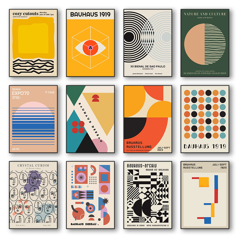Modern Abstract Bauhaus Archit – Home Office Youtube recenzja i cena