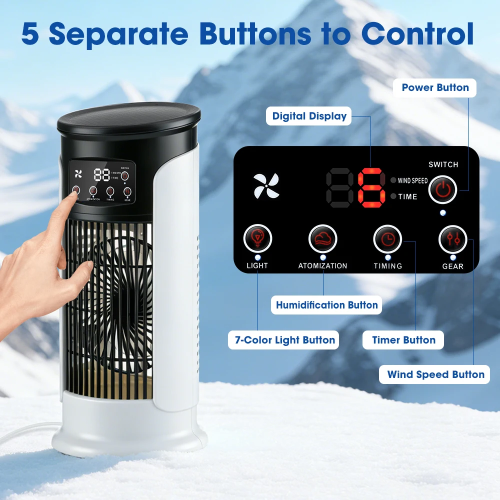 3 In 1 Household Fan Air Condi – Home Office Gear recenzja i cena
