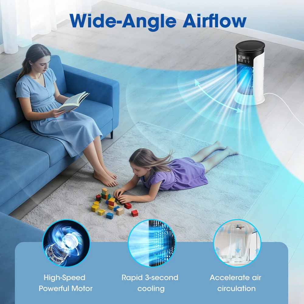 3 In 1 Household Fan Air Condi – Home Office Gear recenzja i cena