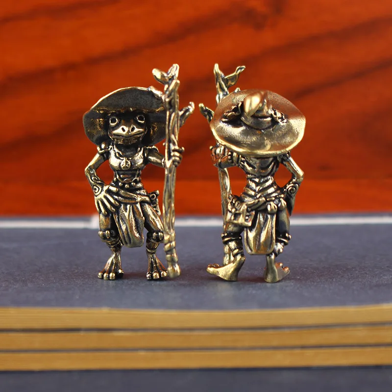 Vintage Brass Frog Wizard Stat – Home Office Freelancer recenzja i cena