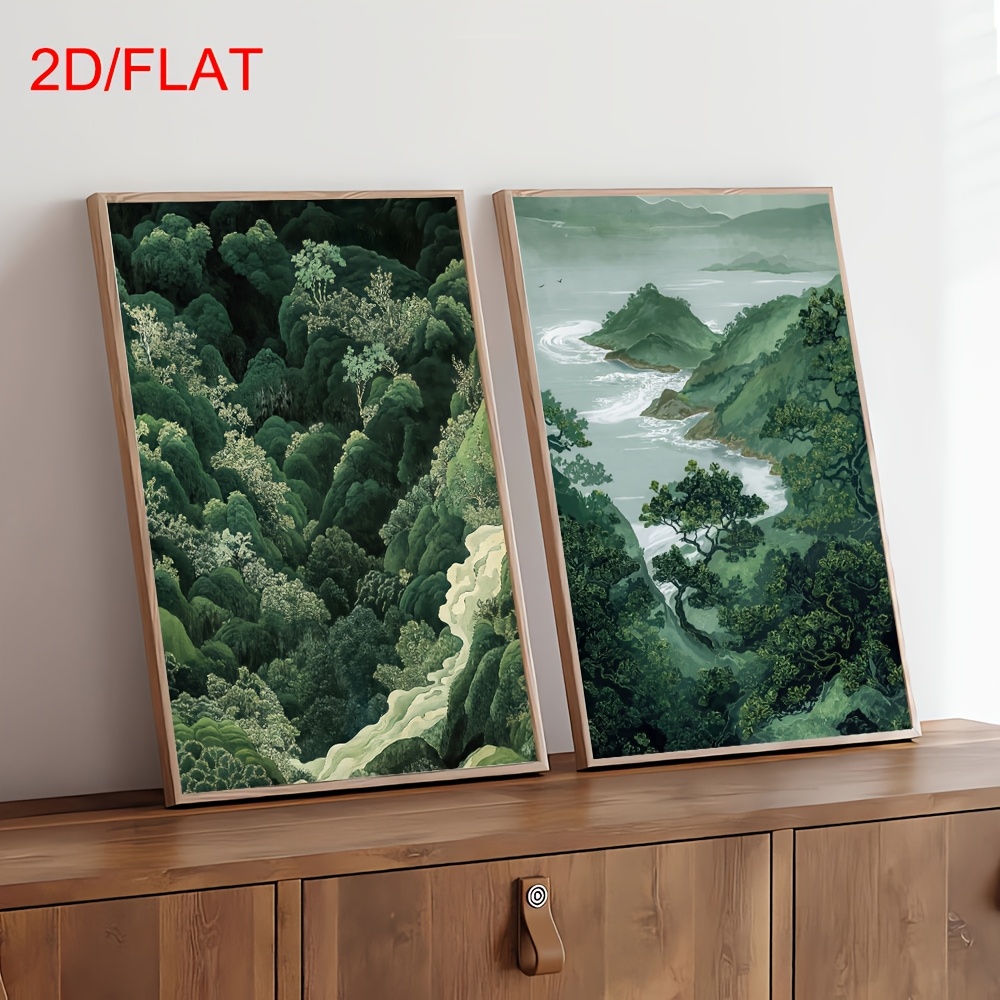 2pcs Modern Green Forest Mount – Home Office Youtube recenzja i cena