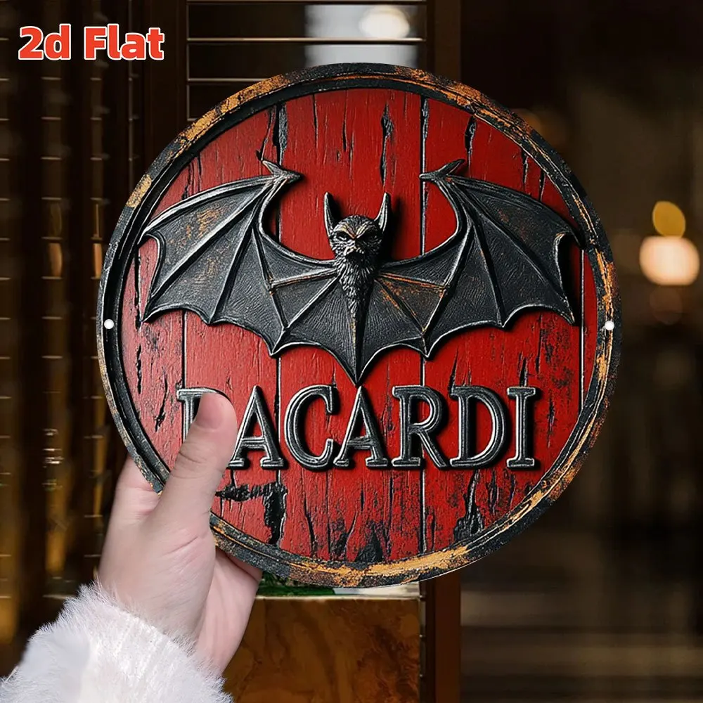 Tin Sign - Bacardi Bat Logo Me – Home Office Logo recenzja i cena