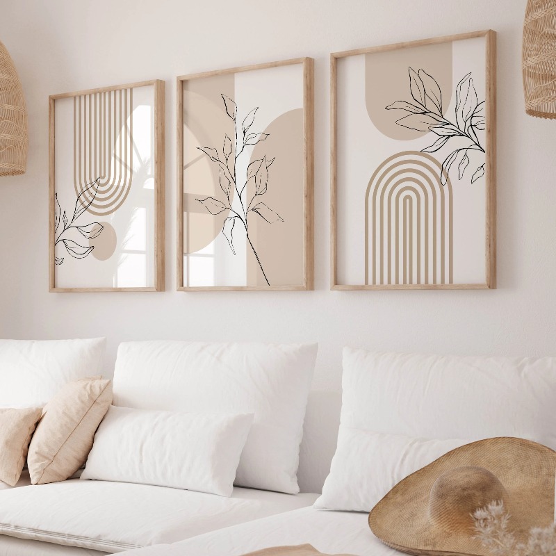 Neutral Wall Art Prints for Mo – Home Office Japandi recenzja i cena