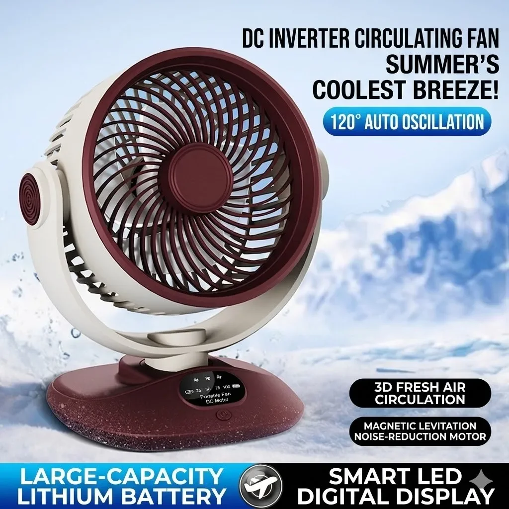 Desktop Fan Rechargeable Turbo – Home Office Jobs recenzja i cena