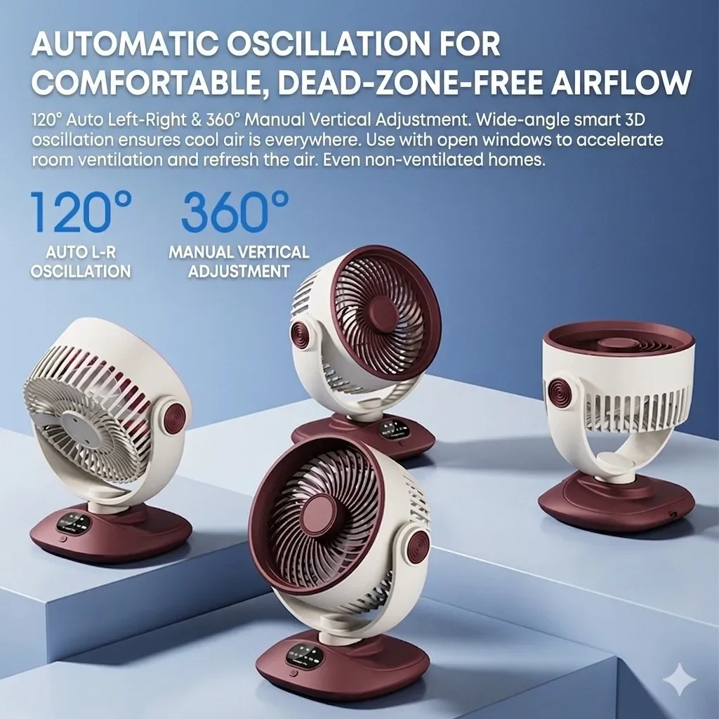 Desktop Fan Rechargeable Turbo – Home Office Jobs recenzja i cena