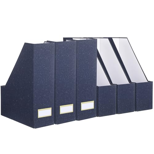 Six Blue Foldable Cardboard Ma – Home Office Library recenzja i cena