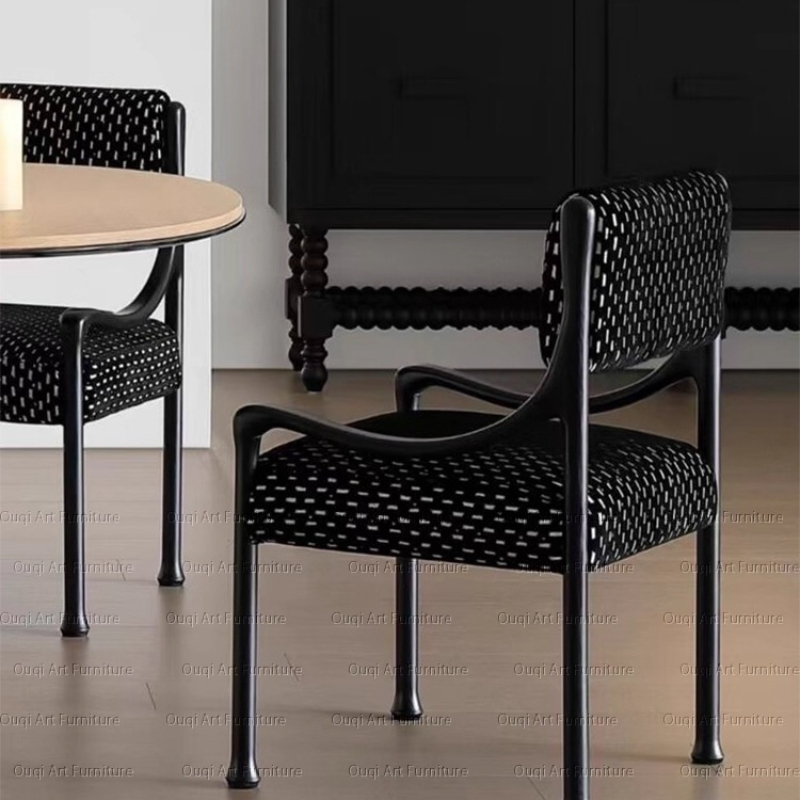 Luxury Black Dining Chair Mini – Home Office Japandi recenzja i cena